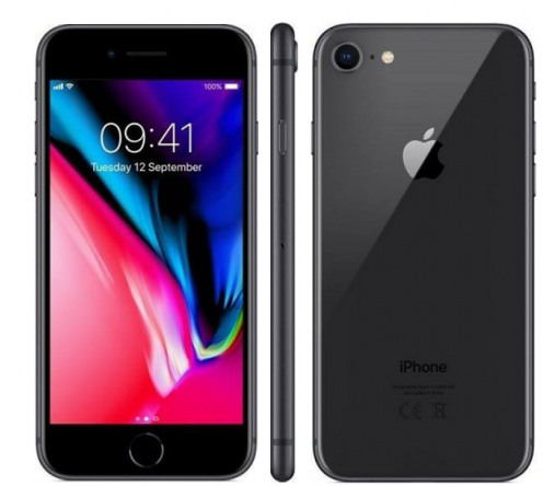 Apple iPhone 8 256GB Szürke, B osztály, használt, 12 hónap garancia, ÁFA nem vonható le