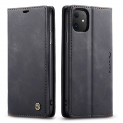 IssAcc leather case book for Apple iPhone XR dark gray, PN: 8878450801