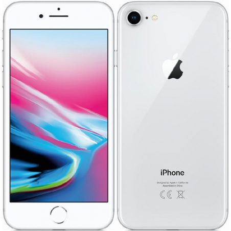 Apple iPhone 8 256GB Silver, A- osztály, használt, 12 hónap garancia