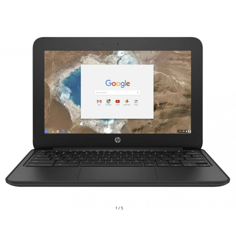 Chromebook HP 11 "Celeron N3350, 4 GB, 16 GB SSD, Chrome OS, A- osztály, használt, könnyű 12 hónap.