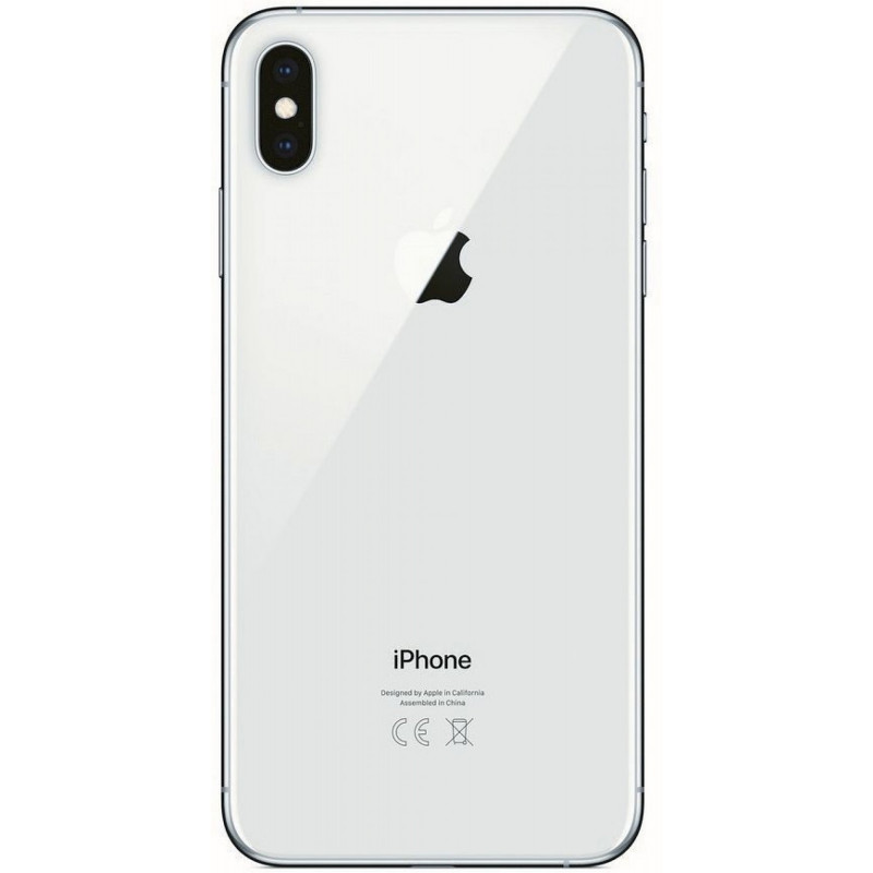 Apple iPhone XS MAX 64GB Silver, A- osztály, használt, garancia 12 hónap, ÁFA nem levonható