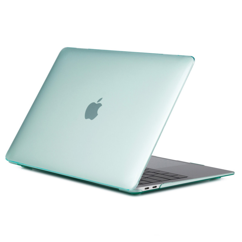 Műanyag borítás MacBook Air A1466-hoz zöld, átlátszó