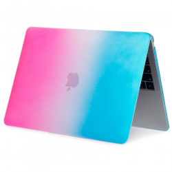 Műanyag borítás MacBook Air A1466 Pink-Blue készülékhez