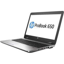 HP Probook 650 G2 i5-6300U 2,40 GHz, 12 GB, 128 GB, A- osztály, felújított, 12 m garancia, nincs webkamera