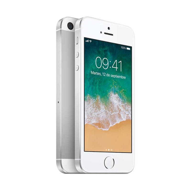 Apple iPhone SE 32GB Silver, A osztály, használt, 12 hónap garancia