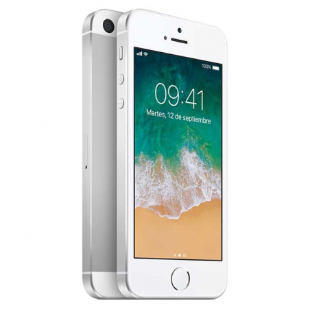 Apple iPhone SE 32GB Silver, A osztály, használt, 12 hónap garancia