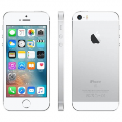 Apple iPhone SE 32GB Silver, A osztály, használt, 12 hónap garancia