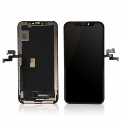 LCD iPhone XS LCD kijelző és érintőképernyő. felület, fekete, AAA minőség