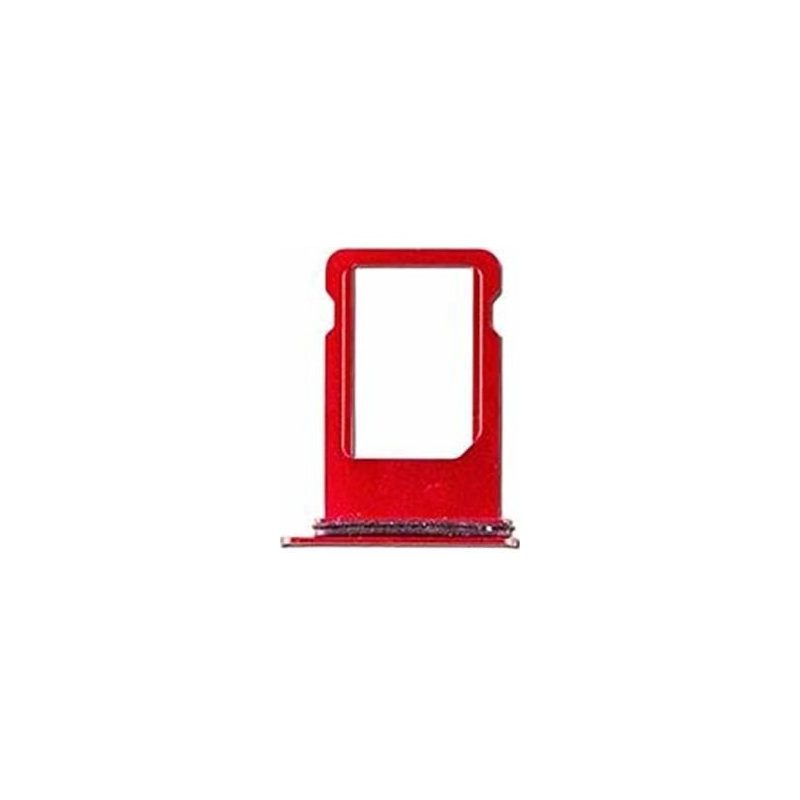 IPhone 8 / SE 2020 sim fiók, foglalat, keret, piros - simkártya tálca Piros