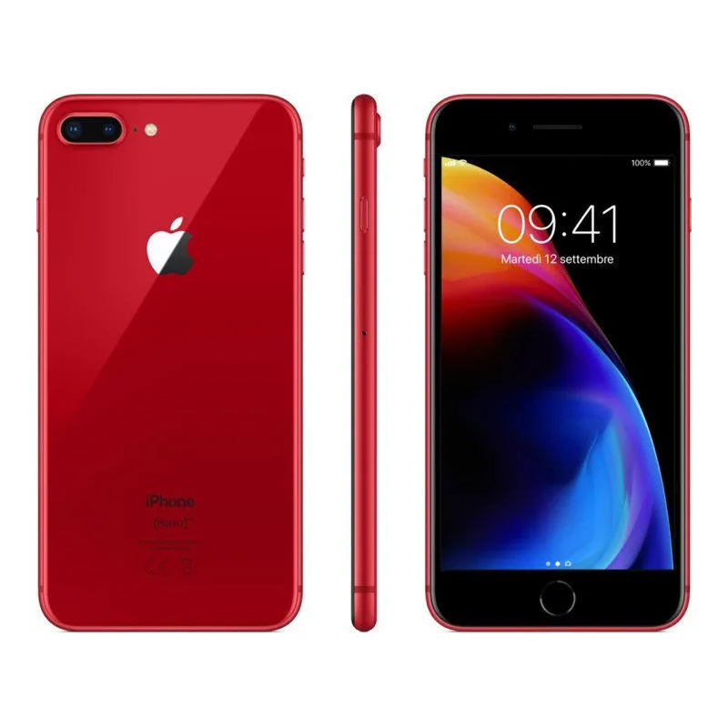 Apple iPhone 8 Plus 64 GB Red, használt, B osztály, 12 hónap garancia