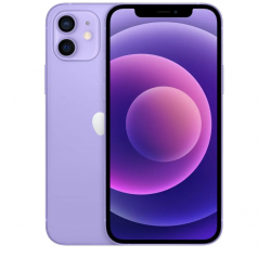 Apple iPhone 12 128GB Purple, A- osztály, használt, garancia 12 hónap, ÁFA nem levonható