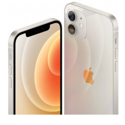 Apple iPhone 12 128GB fehér, A osztály, használt, 12 hónap garancia, ÁFA nem levonható