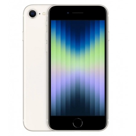 Apple iPhone SE 2022 128GB Starlight, A osztályú, használt, 12 hónap garancia, ÁFA nem levonható