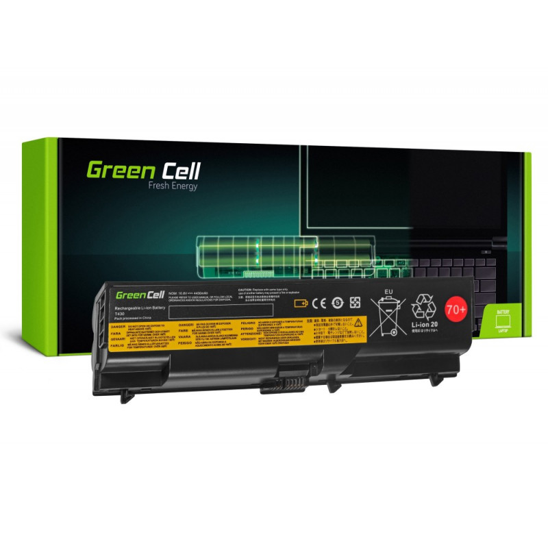 Zöld cellás akkumulátor Lenovo ThinkPad L430 L530 T430 T530 W530 / 11.1V 4400mAh