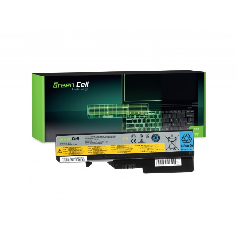 Zöldcellás akkumulátor Lenovo G460 G560 G570 / 11.1V 4400mAh-hoz