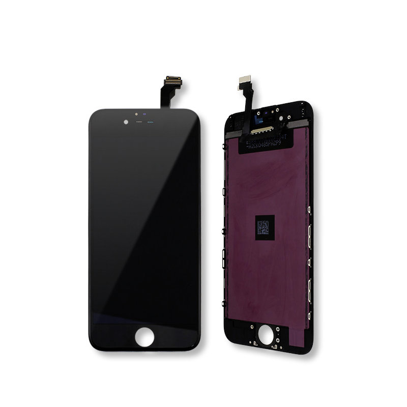 LCD iPhone 6-hoz LCD kijelző és érintőképernyő. felület, fekete, AAA minőség