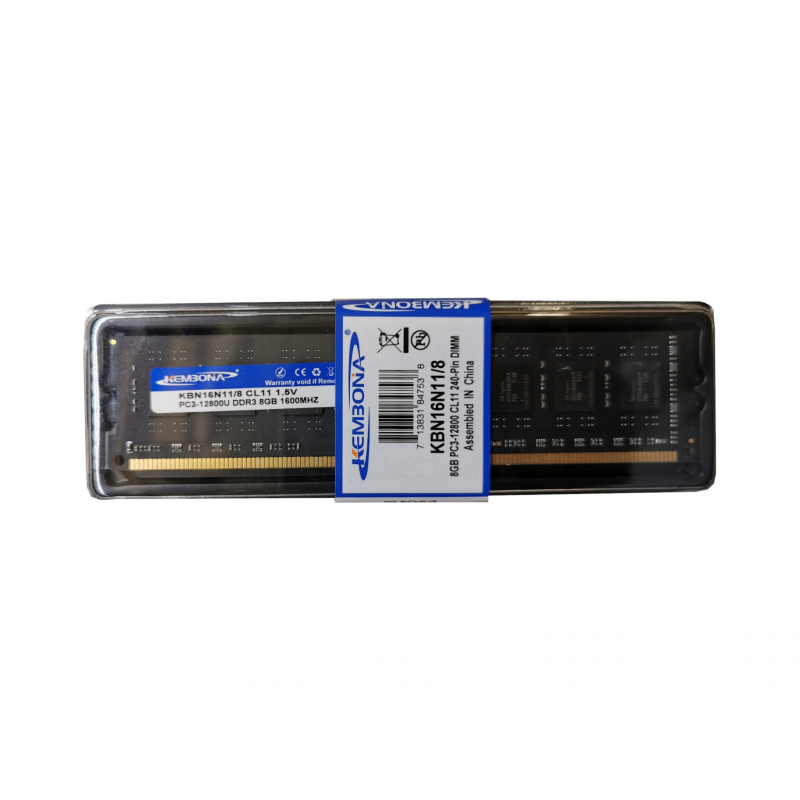 Memória 8 GB DDR3 1600 MHz 1,5 V
