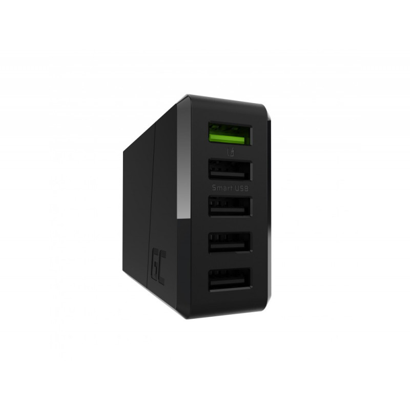 3 portos Green Cell GC ChargeSource 5 5xUSB 52W Ultra Charge és Smart Charge funkcióval