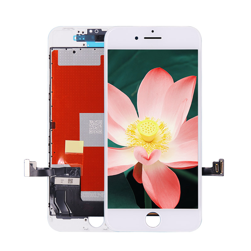 LCD iPhone 8-hoz LCD kijelző és érintőképernyő. fehér felületű, AAA minőségű