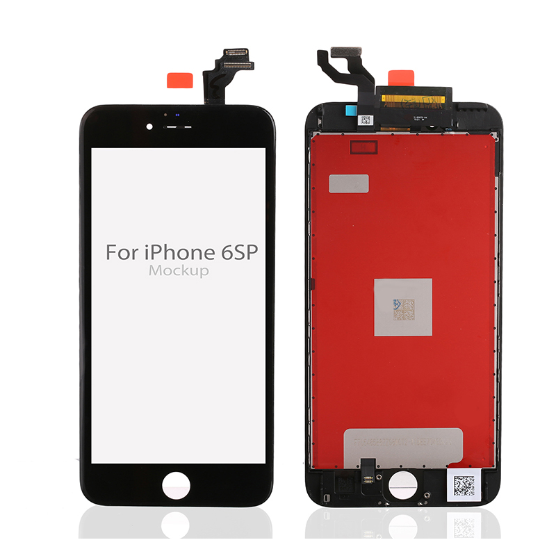 LCD iPhone 6S Plus LCD kijelző és érintőképernyő. felület, fekete, AAA minőség