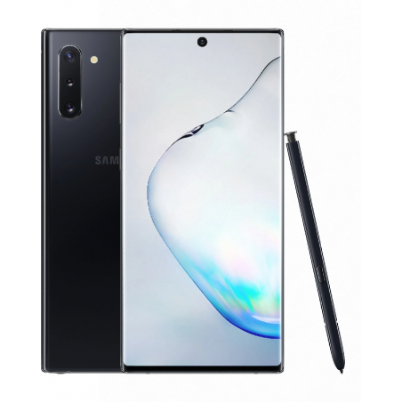 Samsung Galaxy Note 10 256GB, fekete, A osztályú használt, áfa nem vonható le