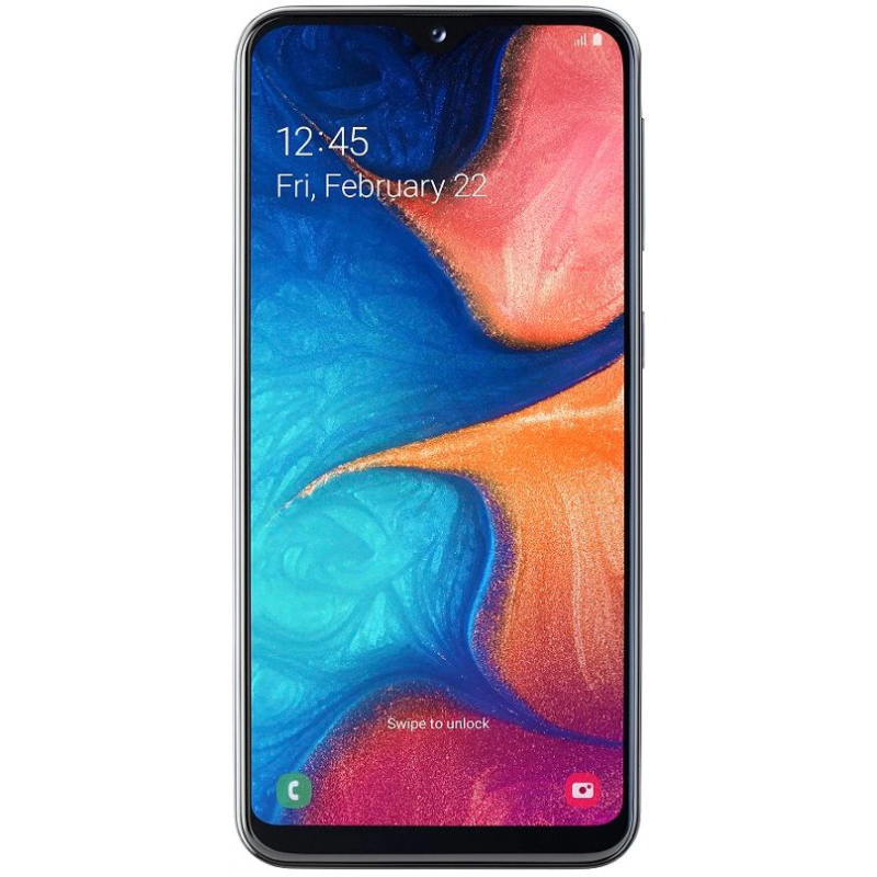 Samsung Galaxy A20e 32GB, fekete, A osztályú - használt, az áfa nem vonható le