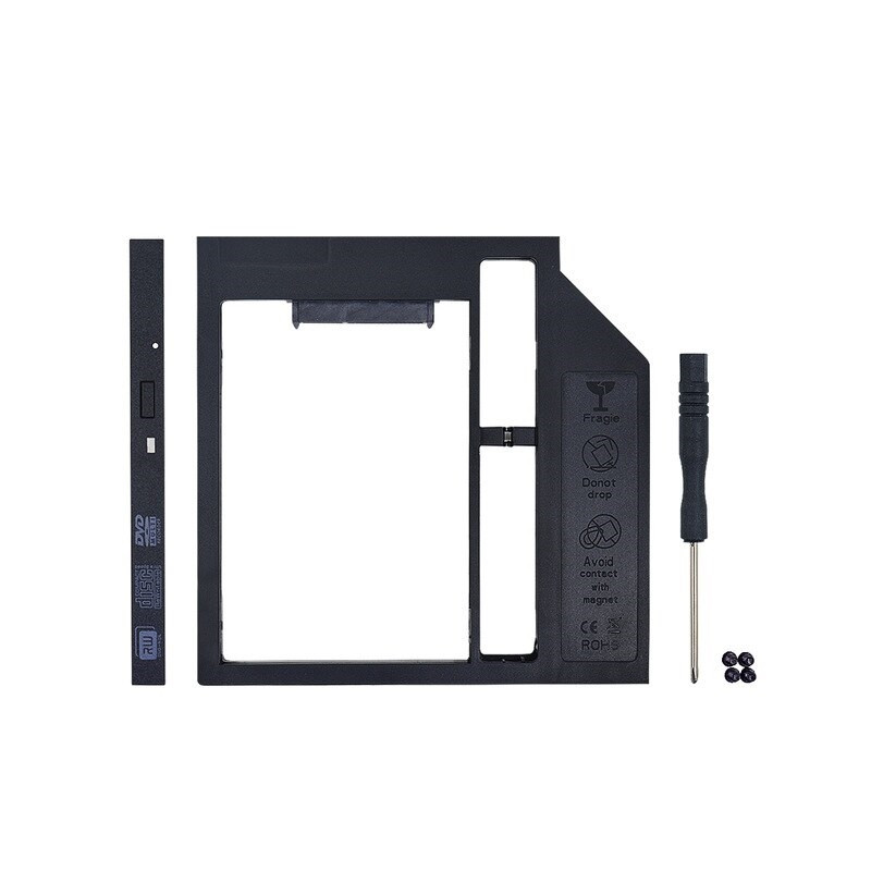 HDD frame for 2.5 "HDD / SSD in the slot for 12mm DVD drive