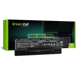 Zöld cellás akkumulátor ASUS A32-N56 N46 N46V N56 N76 / 11.1V 4400mAh