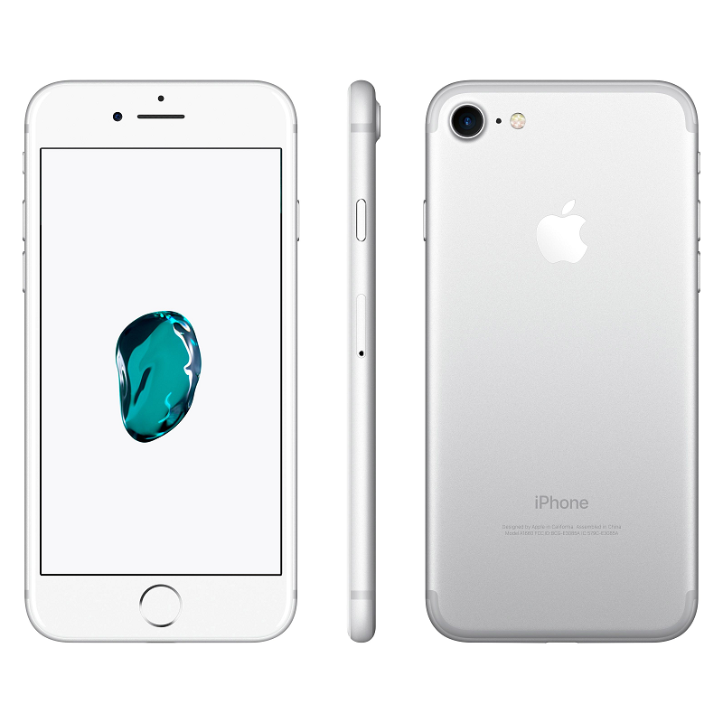 Apple iPhone 7 32GB Ezüst, A- osztály, használt, garancia 12 hónap, áfa nem vonható le