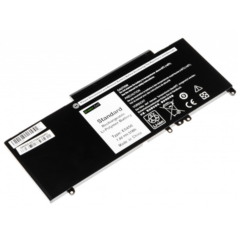 Akkumulátor Green Cell G5M10 Dell Latitude E5450 E5550 / 5800mAh 7.4V (7.2V)