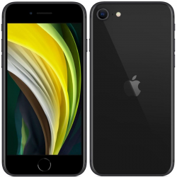 Apple iPhone SE 2020 64GB Fekete, A- osztály, használt, garancia 12 hónap, áfa nem vonható le