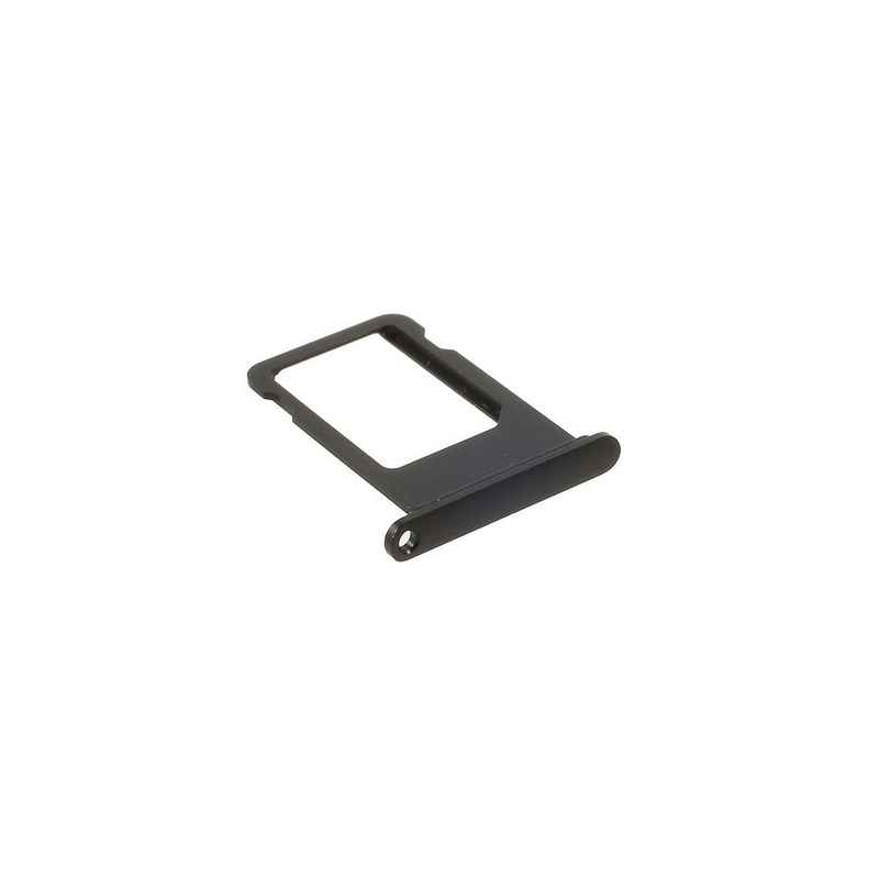 IPhone 7 sim fiók, keret, fekete - simcard tálca fekete
