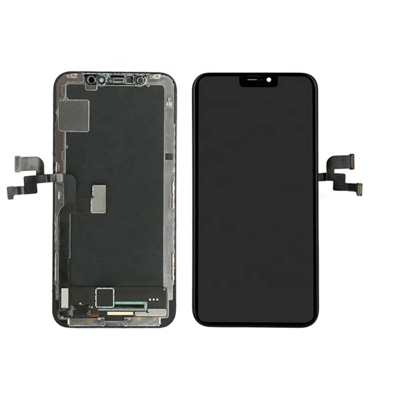 LCD iPhone X-hez LCD kijelző és érintőképernyő. felület fekete, GX Soft AMOLED