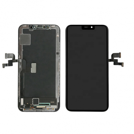 LCD iPhone X-hez LCD kijelző és érintőképernyő. felület fekete, GX Soft AMOLED