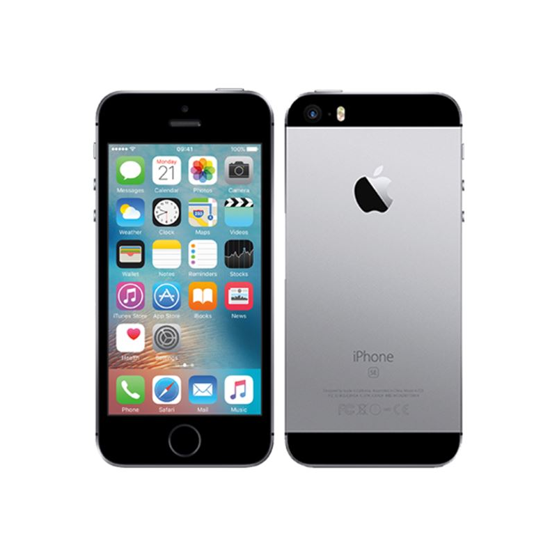 Apple iPhone SE 32GB szürke, A osztály, használt, garancia 12 hónap, áfa nem vonható le