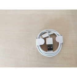 Lightning cable 1m, white,